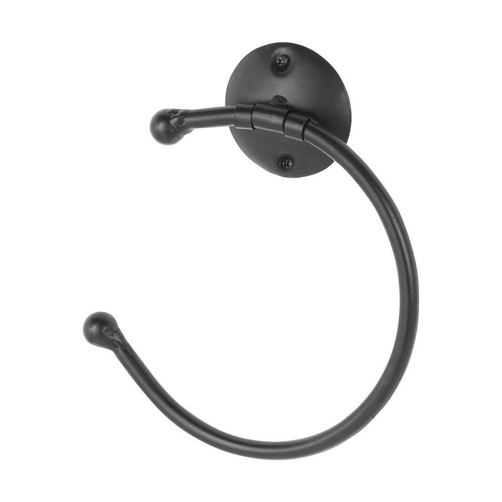 Inel prosop, Siena, metal lucrat manual, negru